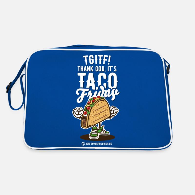 Taco Fredag Norge Spruch TGITF Retro Tasche