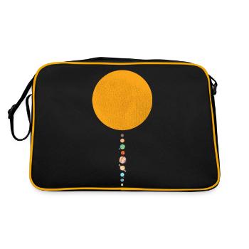 solar system - Retro Bag - black/gold - Back