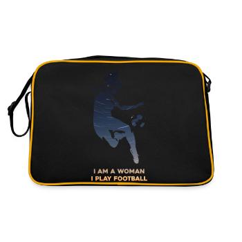 Football féminin - Sac Retro - noir/or - Dos