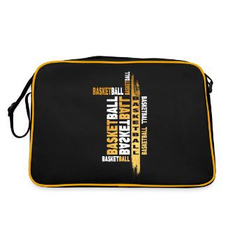 Basketball Gold Basketball Sports Player Team - Sac Retro - noir/or - Dos