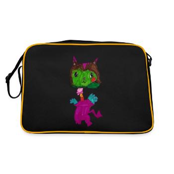 Créatures fantastiques - Sac Retro - noir/or - Dos