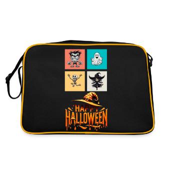 Dance of halloween: A Colorful Ensemble - Retro Bag - black/gold - Back