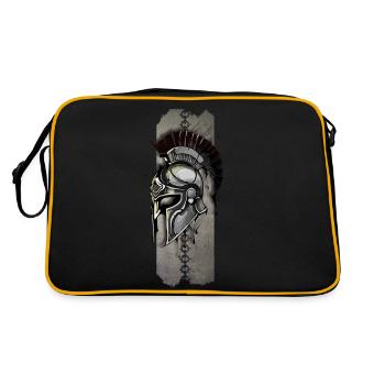 Guardian of Valor: Spartan Helmet - Retro Bag - black/gold - Back