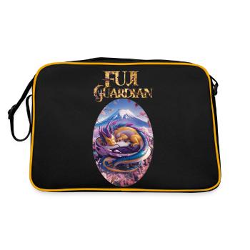 The Guardian of Mount Fuji - Retro Bag - black/gold - Back