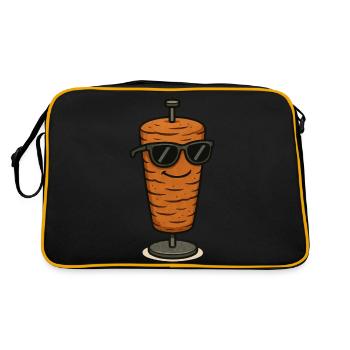 Döner Comic - Sac Retro - noir/or - Dos