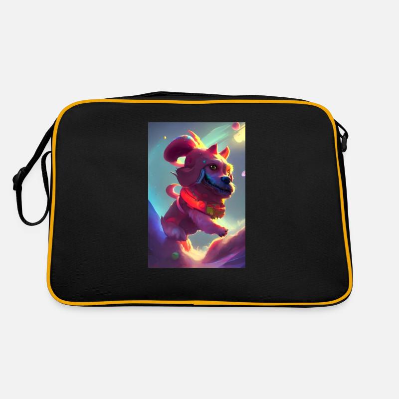 Chien dans l'espace Sac Retro