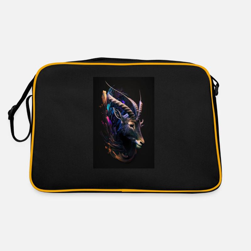 neon steinbock Retro Tasche