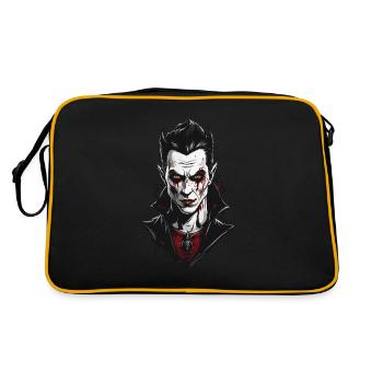 Design moderne Vampire gothique rétro Halloween Design - Sac Retro - noir/or - Dos