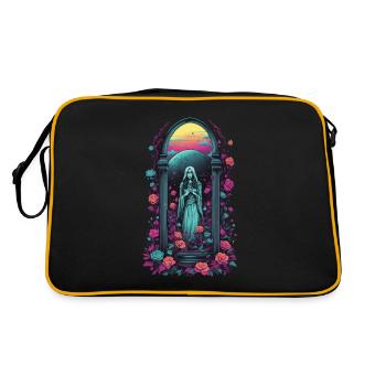 Retro Goth Vaporwave Victorian Streetwear - Retro Bag - black/gold - Back