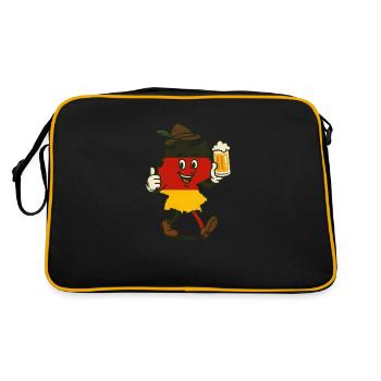 Germany - Retro Bag - black/gold - Back