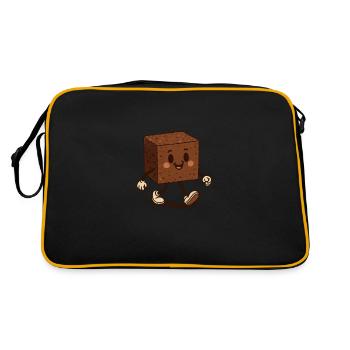 Brownie heureux - Sac Retro - noir/or - Dos