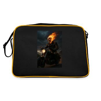 Cavalier fantôme - Sac Retro - noir/or - Dos