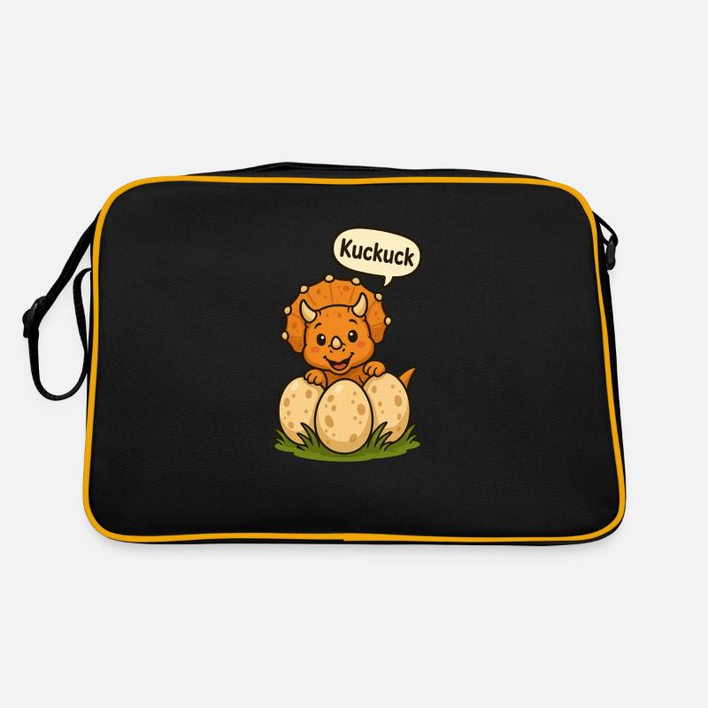 Coucou Le Joyeux Tricératops Sac Retro