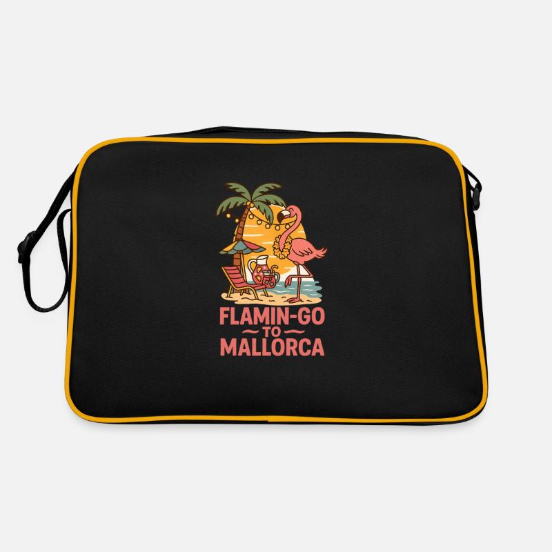 Flamant rose de Majorque Sac Retro