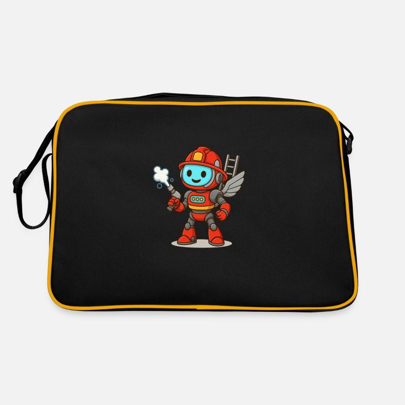 Robot de pompiers Enfants Sac Retro