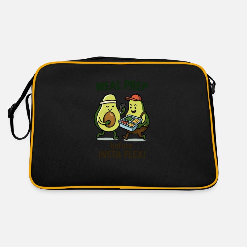 Meal Prep Avocado Retro Bag