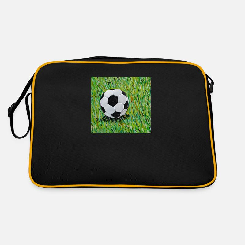 Fußball Gemälde Retro Tasche