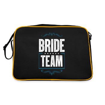 Équipage de la mariée - Sac Retro - noir/or - Dos