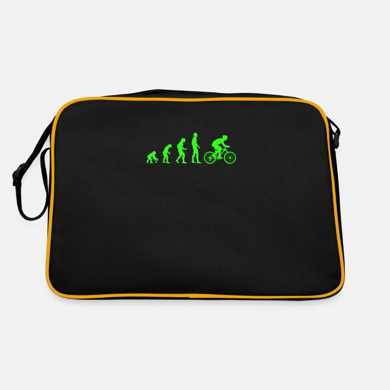 Neon Bicycle Design Bicycle Gift Cycling - Retro Bag - black/gold