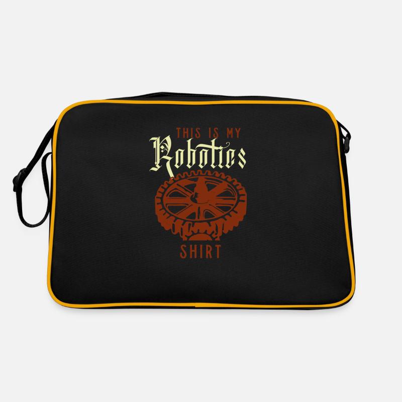 Robotics Ironic Saying Robot Engineer Mechanics Retro Bag
