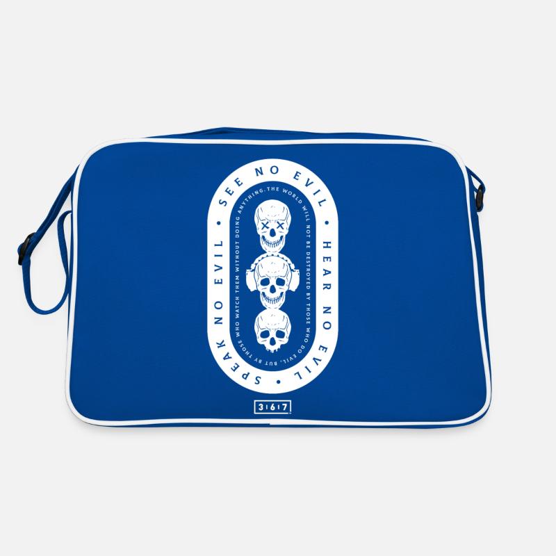Ne voyez pas le mal, n’entendez pas le mal, ne dites pas le mal Sac Retro