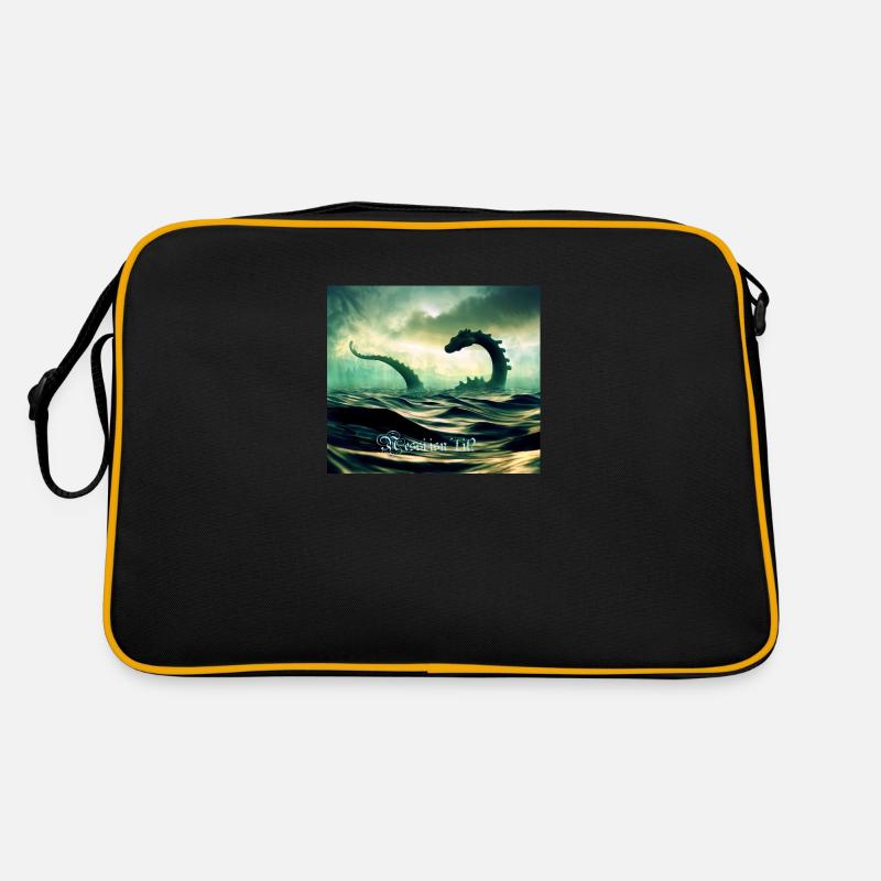 Nessi - Retro Tasche - Schwarz/Gold