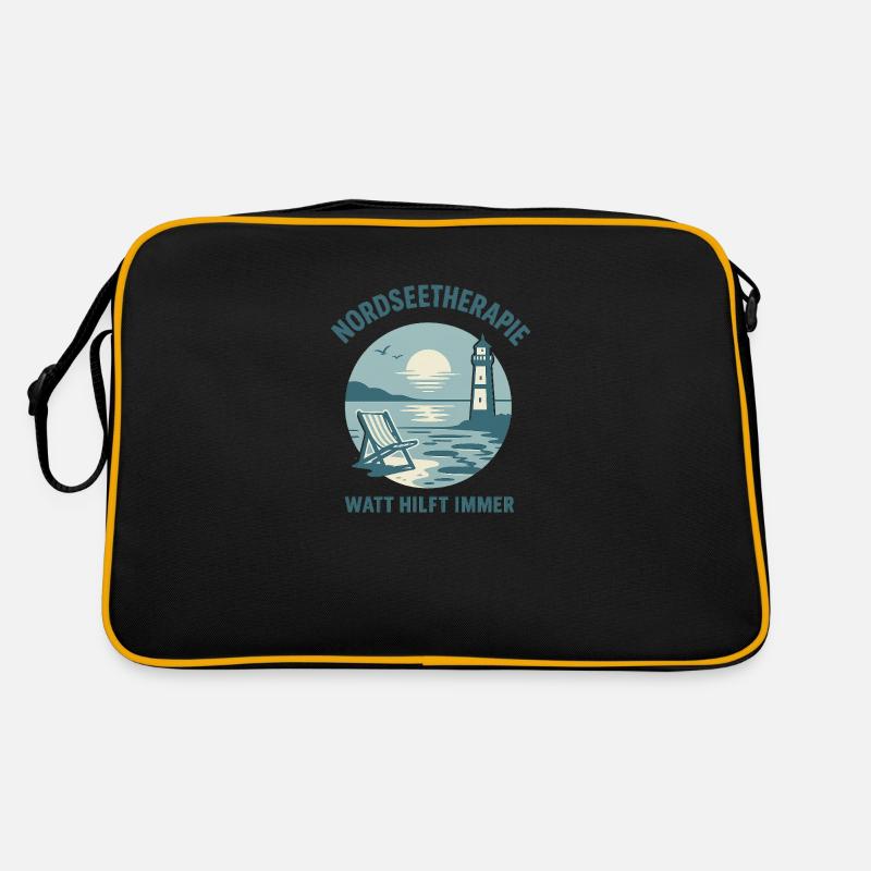 Nordseetherapie - Watt hilft immer Retro Tasche