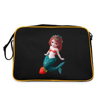 Sirène aux fraises - Sac Retro - noir/or - Dos