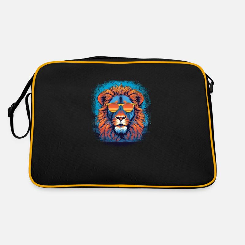 anniversaire cadeau idée lion déclaration humour Sac Retro