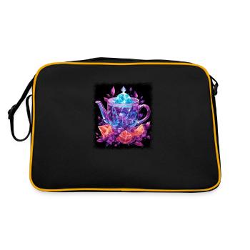 Troupeau de moutons Clip d’idée cadeau de poulet le plus vendu - Sac Retro - noir/or - Dos