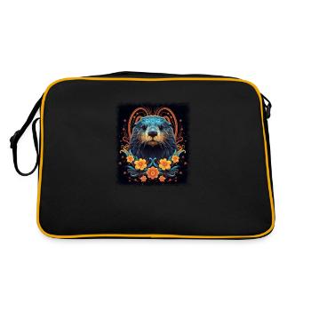 Super bébés animaux heureux une autre bière - Sac Retro - noir/or - Dos