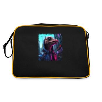 present idea funny sayings awesome present bday - Retro Bag - black/gold - Back