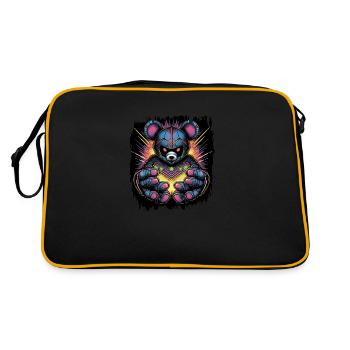 Grumbler Espèces Rares Bambou Blague Dictons Drôles - Sac Retro - noir/or - Dos