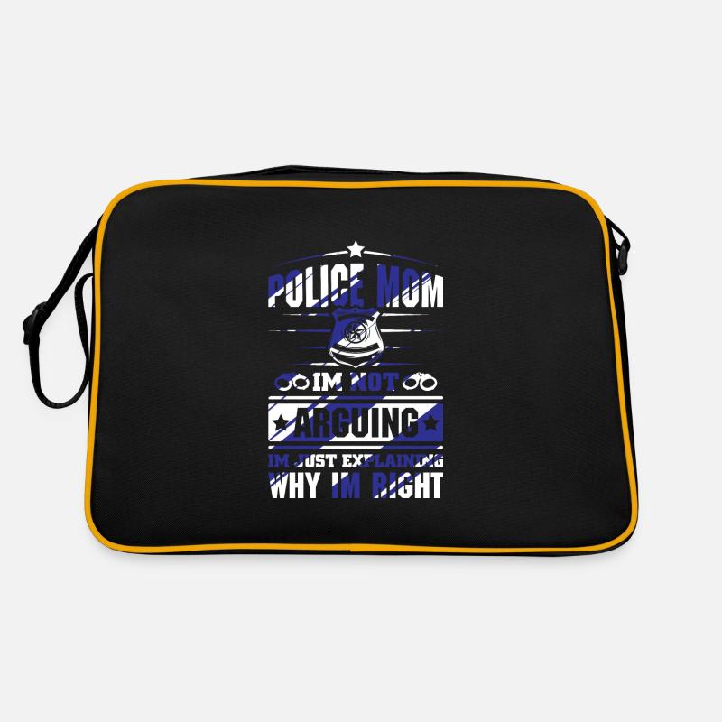 Polizei Polizist Polizeibeamte Retro Tasche