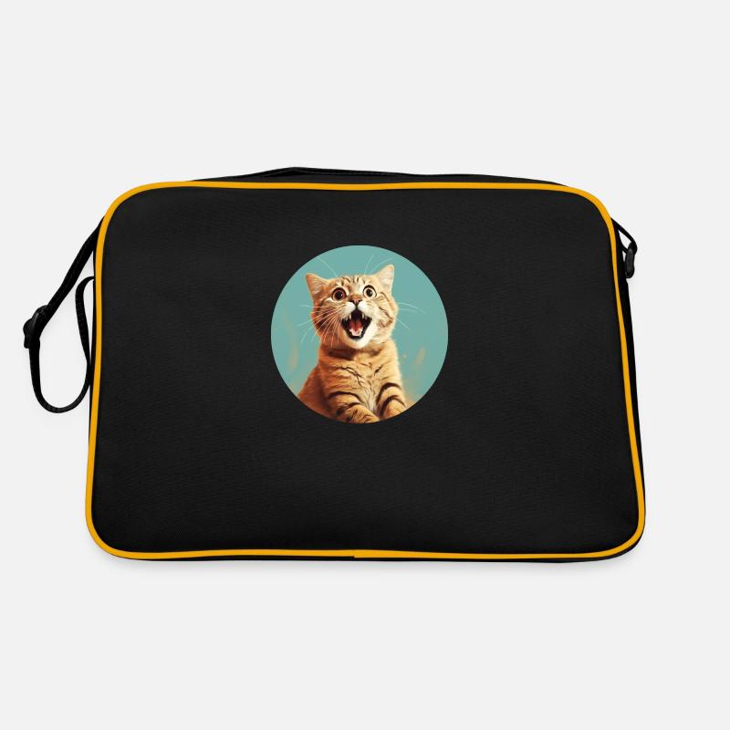 Cute young cat for all cat lovers Retro Bag