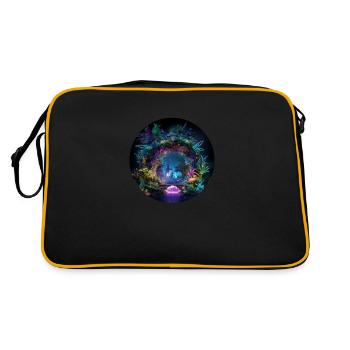 Glowing Jungle Adventures: Neon Jungle Explore - Retro Bag - black/gold - Back