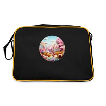Mondes de rêve : votre style, votre voyage - Sac Retro - noir/or - Dos