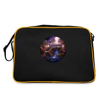 Enchanted Astral Starharbor - Retro Bag - black/gold - Back