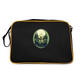 Pour un monde plus vert : Eco-Aventure - Sac Retro - noir/or - Dos