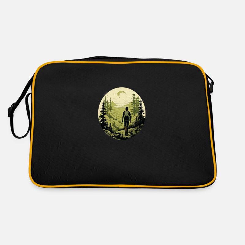 In harmony with nature: eco-friendly hiking Retro Bag