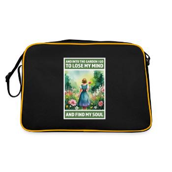 Dans le jardin pour perdre la tête et trouver mon âme - Sac Retro - noir/or - Dos