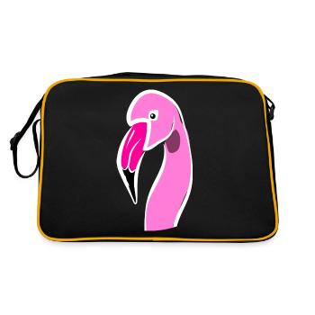 Flamingos Flamingo - Sac Retro - noir/or - Dos