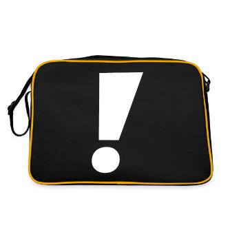 Point d’exclamation - Sac Retro - noir/or - Dos