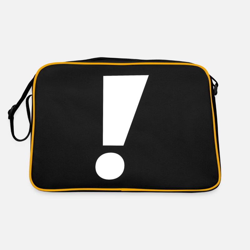 Exclamation mark Retro Bag