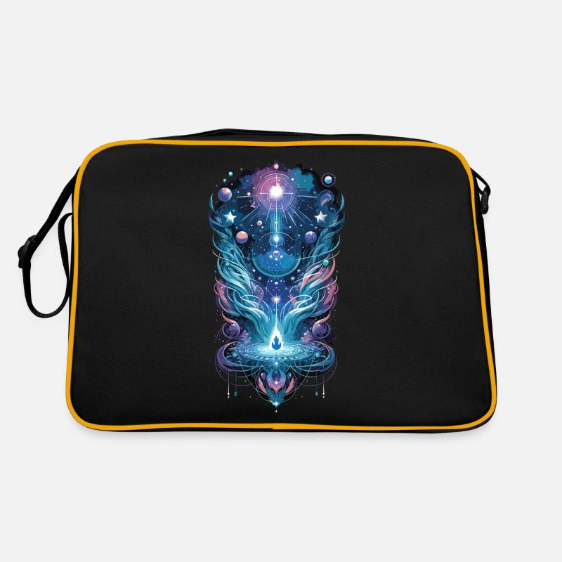 Cosmic Ayahuasca Vision Retro Tasche