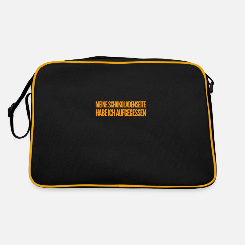 nett war gestern - Retro Tasche - Schwarz/Gold