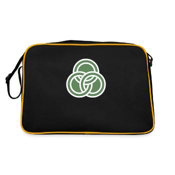 Celtic - Retro Bag - black/gold - Back