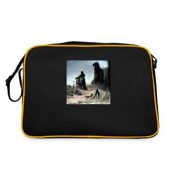 Ville fantôme - Sac Retro - noir/or - Dos