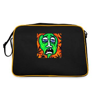 CannaMunch - Retro Bag - black/gold - Back