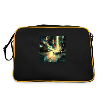 Cyber City - Sac Retro - noir/or - Dos
